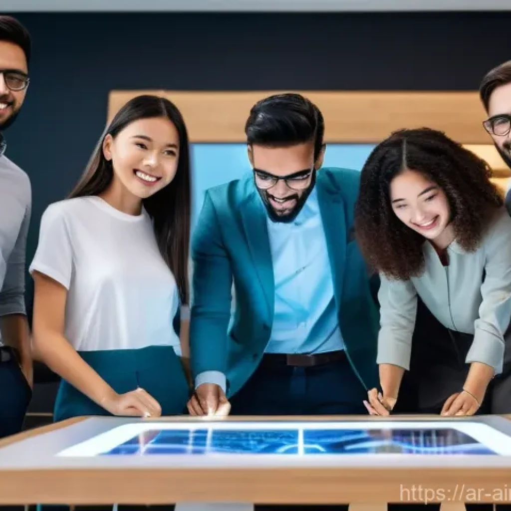 AI 시대의 인간 스킬 세트 - **Prompt:** A vibrant and diverse group of young professionals, including men and women of various e...
